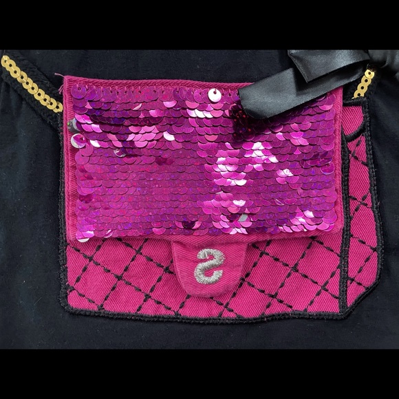 Desigual Girl’s Top w Reversible Sequins 11-12 Yrs - Picture 4 of 8